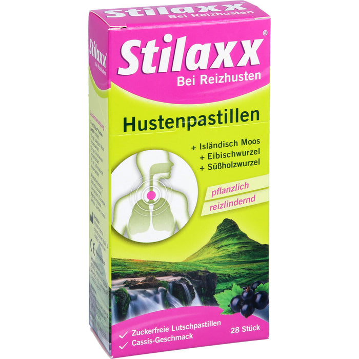 Stilaxx Hustenpastillen Isländisch Moos, 28 pcs. Pastilles
