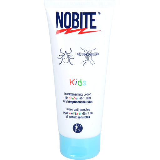 NOBITE Kids Insektenschutz Lotion ab 12 Monaten und für empfindliche Haut, 100 ml Lotion