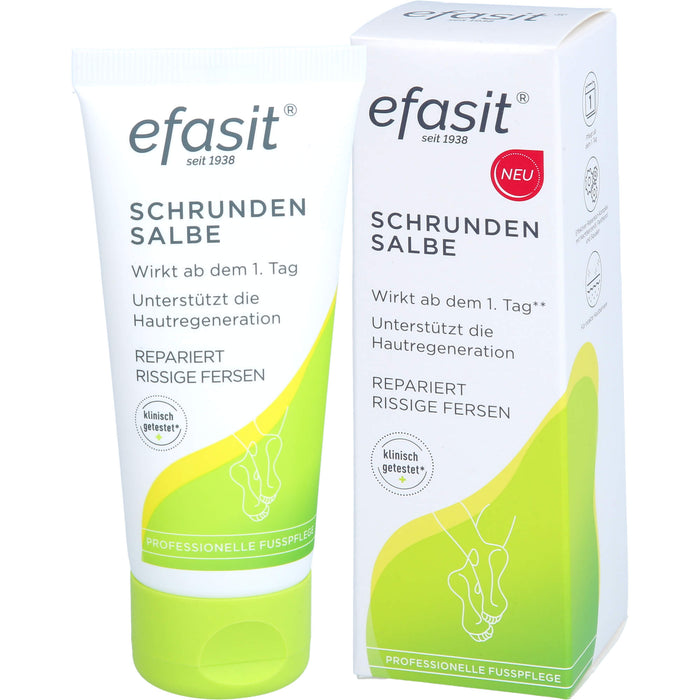 Efasit Schrunden Salbe repariert rissige Fersen, 60 ml Onguent