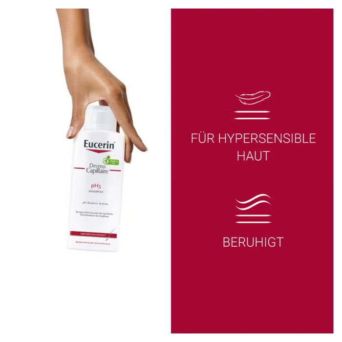 Eucerin DermoCapillaire pH5 Shampoo, 250 ml Shampoing