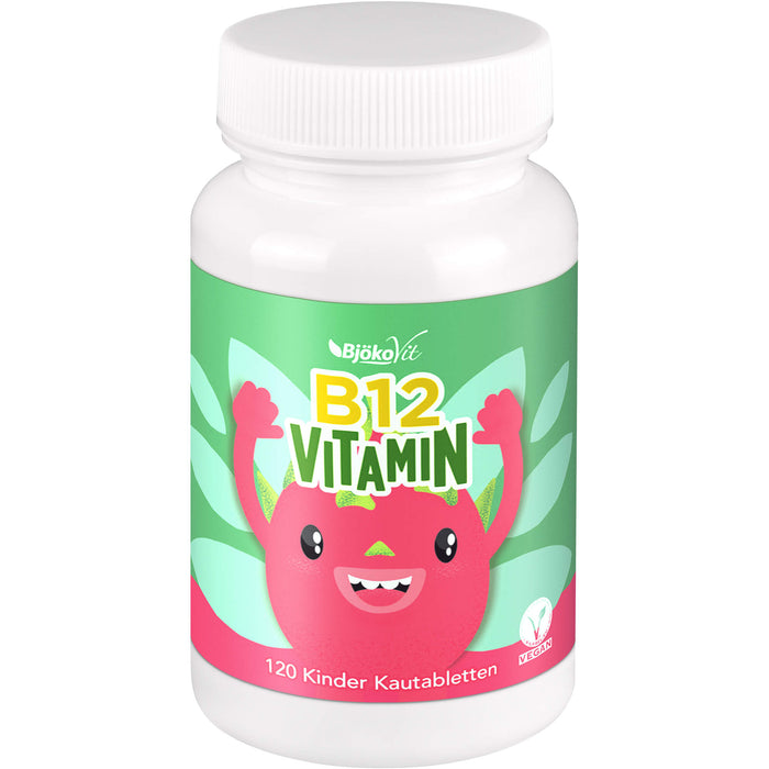 BjökoVit Vitamin B12 Kinder Kautabletten vegan, 120 pcs. Tablets