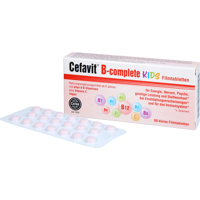 Cefavit B-complete Kids Tabletten, 60 pcs. Tablets