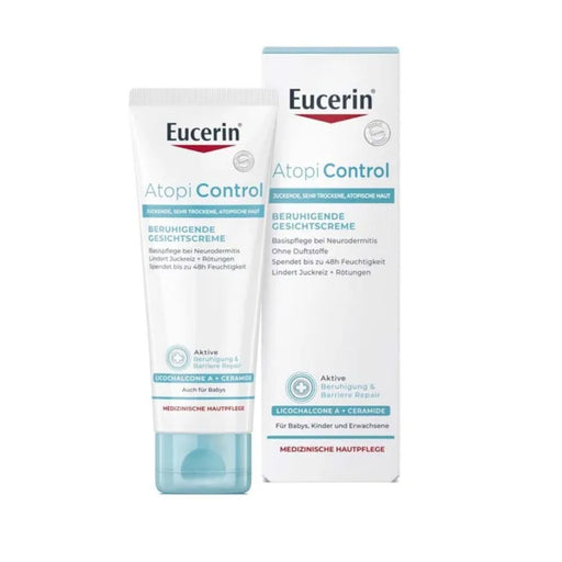 Eucerin AtopiControl Gesichtscreme lindert Juckreiz & Rötungen, 50 ml Creme