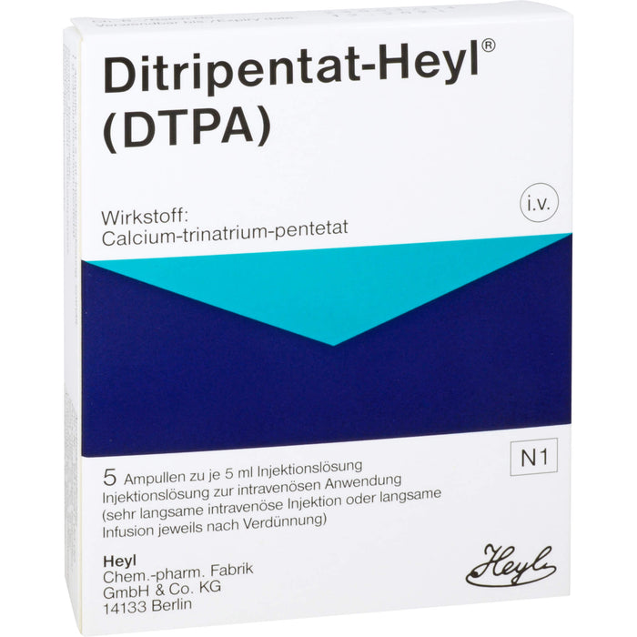 Ditripentat-Heyl  (DTPA), 5 ml Solution