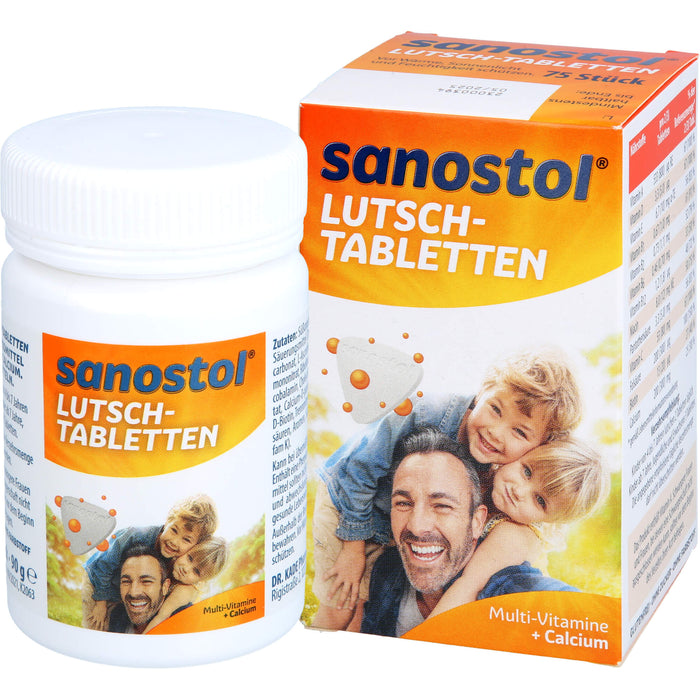 Sanostol Lutsch-Tabletten, 75 St. Tabletten