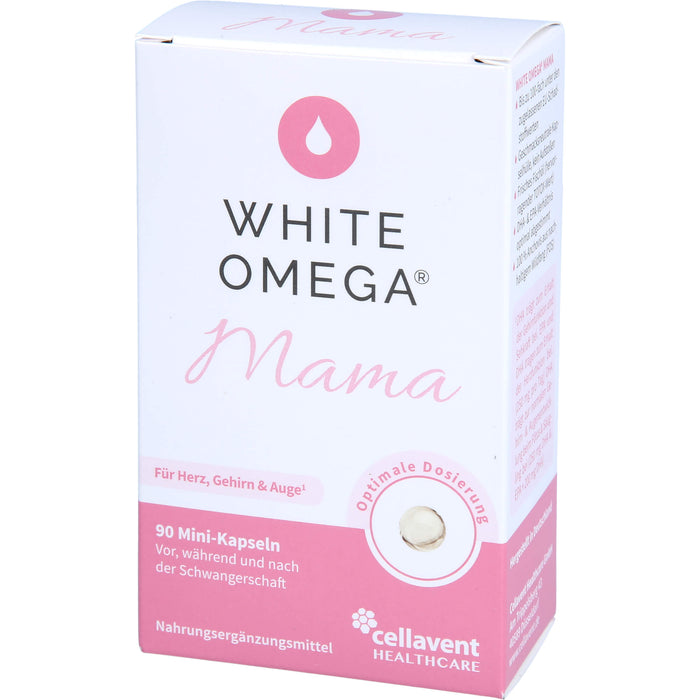 White Omega Mama Mini-Kapseln für Herz, Gehirn und Auge, 90 pc Capsules