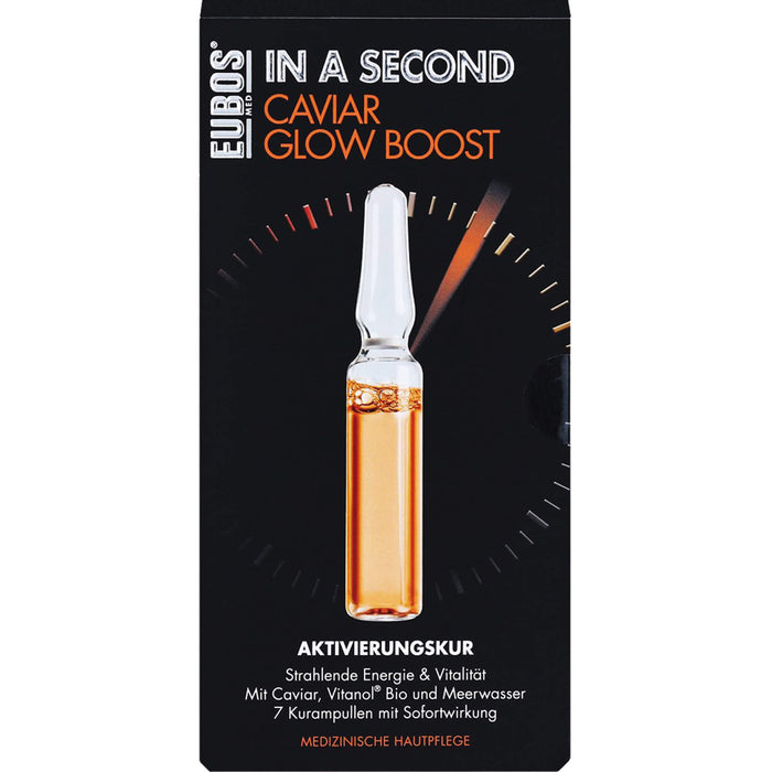 EUBOS IN A SECOND Aktivierungskur CaviarGlow Boost, 7X2 ml AMP