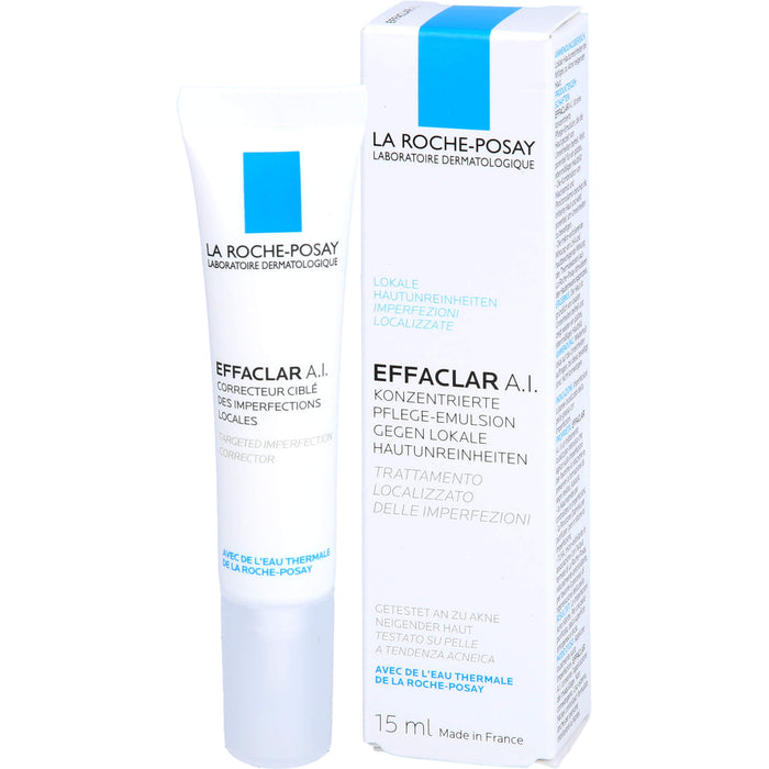 La Roche-Posay Effaclar A.I. konzentrierte Pflege-Emulsion gegen lokale Hautunreinheiten, 15 ml Crème