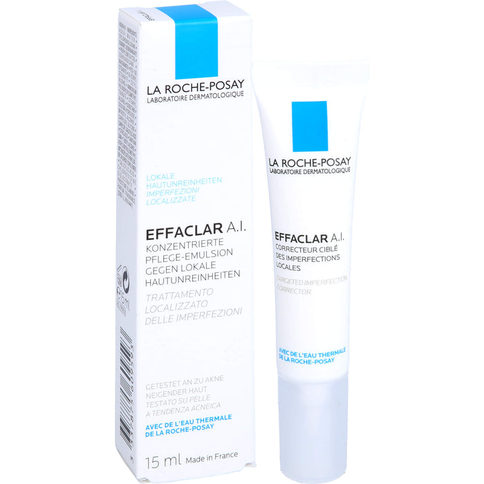 La Roche-Posay Effaclar A.I. konzentrierte Pflege-Emulsion gegen lokale Hautunreinheiten, 15 ml Crème