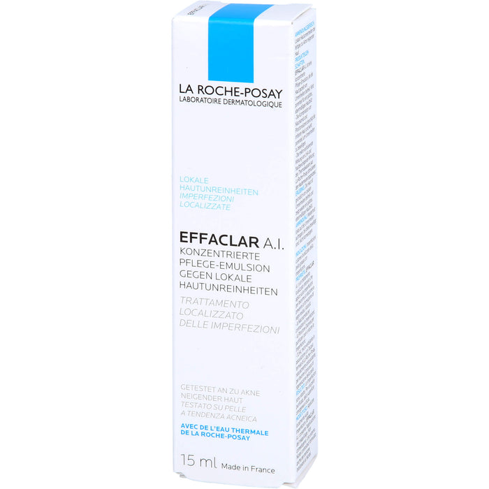 La Roche-Posay Effaclar A.I. konzentrierte Pflege-Emulsion gegen lokale Hautunreinheiten, 15 ml Crème