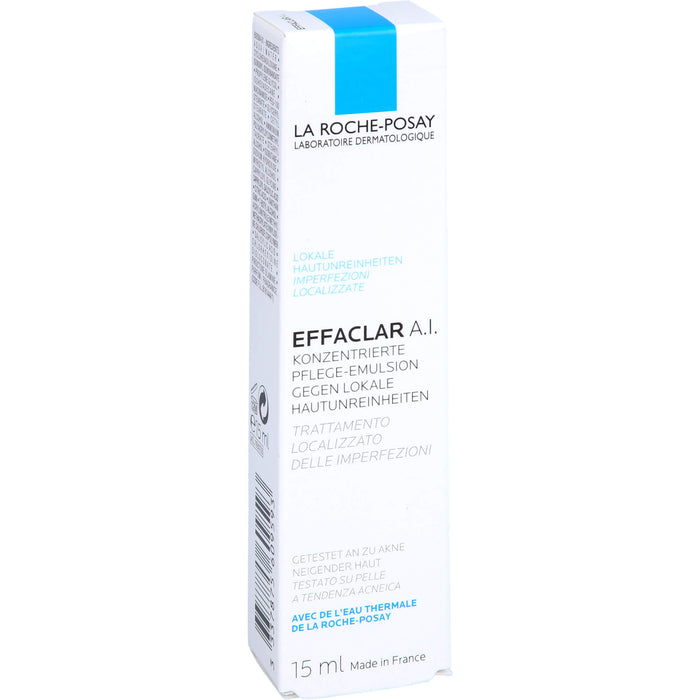 La Roche-Posay Effaclar A.I. konzentrierte Pflege-Emulsion gegen lokale Hautunreinheiten, 15 ml Crème