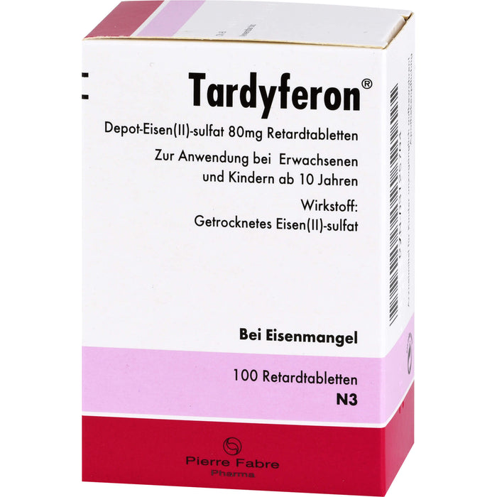 Tardyferon Retardtabletten bei Eisenmangel, 100 pc Capsules
