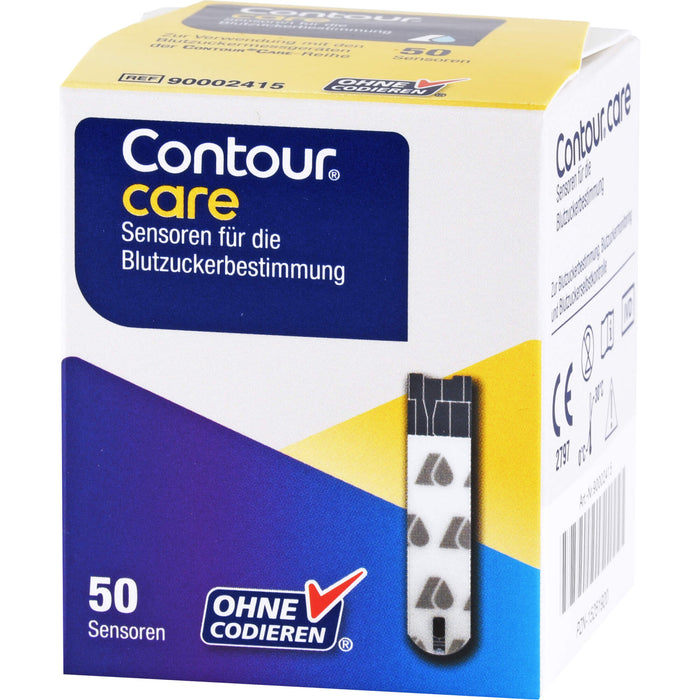 CONTOUR  CARE Sensoren, 50 pc Bandelettes réactives