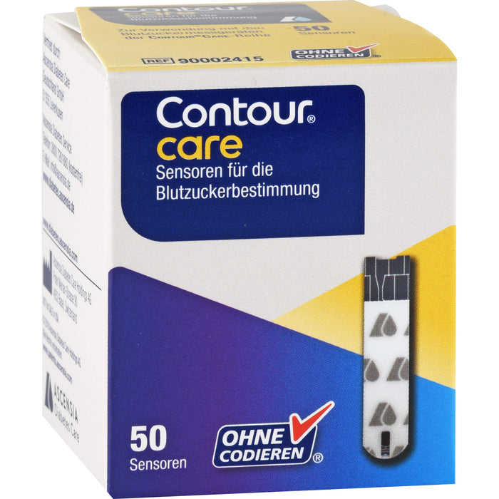 CONTOUR  CARE Sensoren, 50 pc Bandelettes réactives