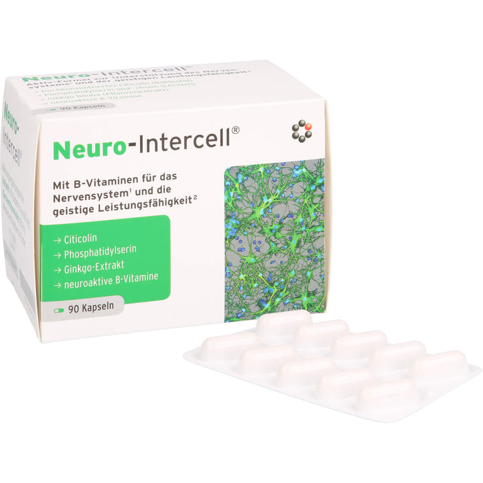 Neuro-Intercell Kapseln für das Nervensystem und die geistige Leistungsfähigkeit, 90 pc Capsules