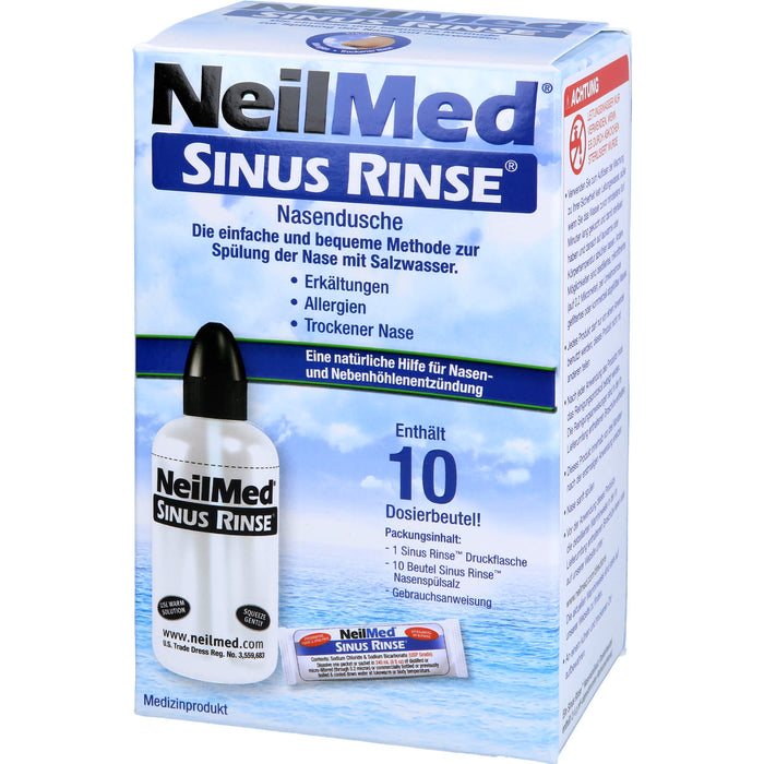 NEILMED Sinus Rinse Nasendusche + Spülsalz, 1 St. Salz