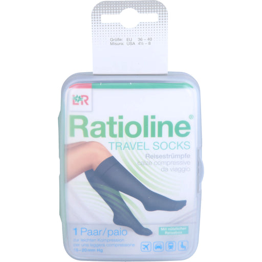 Ratioline Travel Socks Gr. 36-40, 2 St. Socken