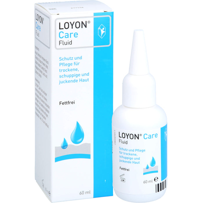 LOYON Care Fluid Schutz und Pflege für trockene, schuppige und juckende Haut, 60 ml Lösung