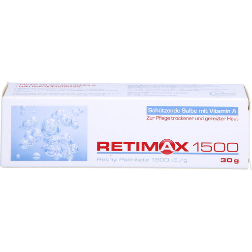 Retimax 1500 schützende Salbe mit Vitamin A bei trockener und gereizter Haut, 30 g Salbe