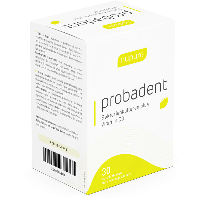 Nupure probadent Lutschtabletten gegen Mundgeruch, 30 pcs. Tablets