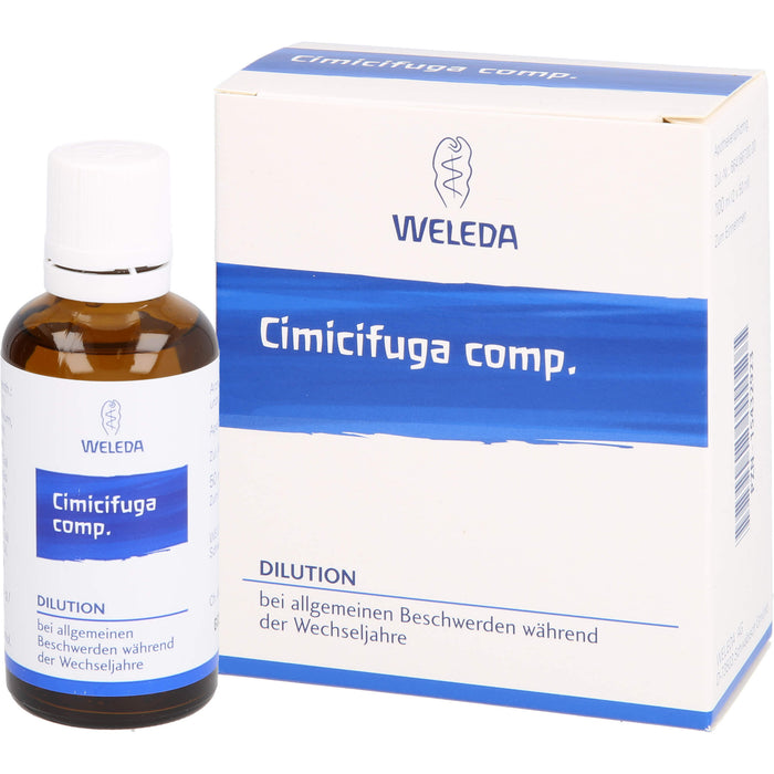 WELEDA Cimicifuga comp. Dilution bei allgemeinen Beschwerden während der Wechseljahre, 100 ml Solution