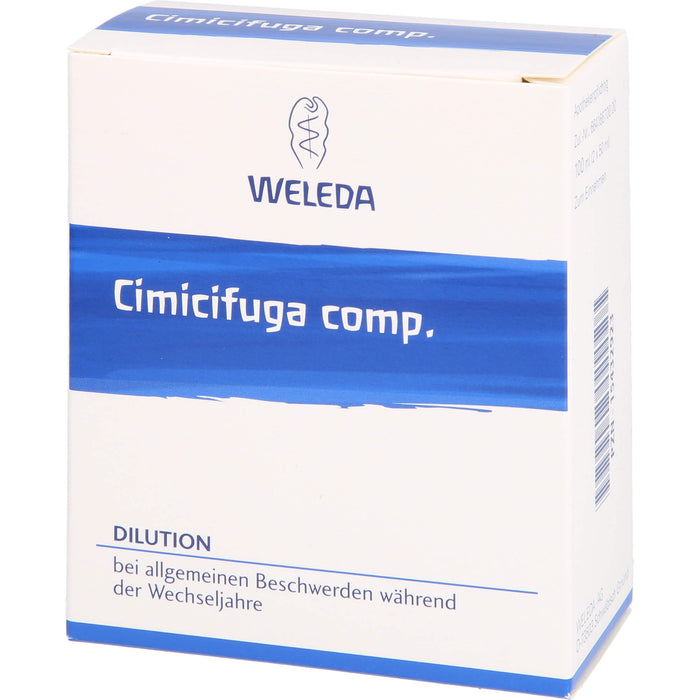 WELEDA Cimicifuga comp. Dilution bei allgemeinen Beschwerden während der Wechseljahre, 100 ml Solution