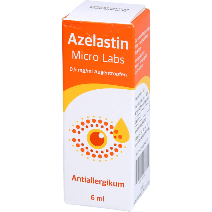 Azelastin Micro Labs 0,5 mg/ml Augentropfen, 6 ml Solution