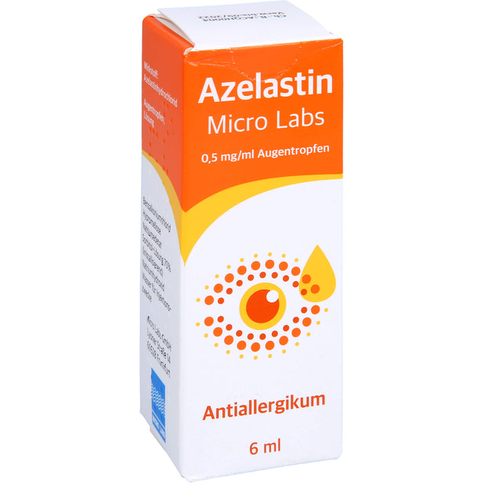 Azelastin Micro Labs 0,5 mg/ml Augentropfen, 6 ml Solution