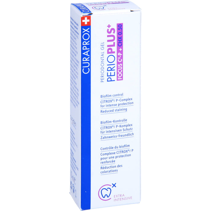 CURAPROX Perio Plus+ Focus Zahncreme, 10 ml Toothpaste