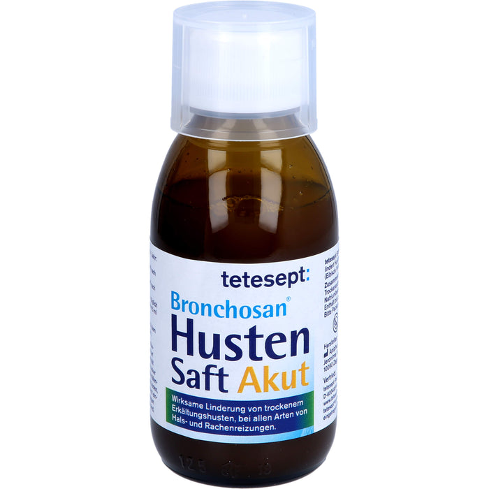Tetesept Bronchosan Husten Saft Akut, 117 g Lösung