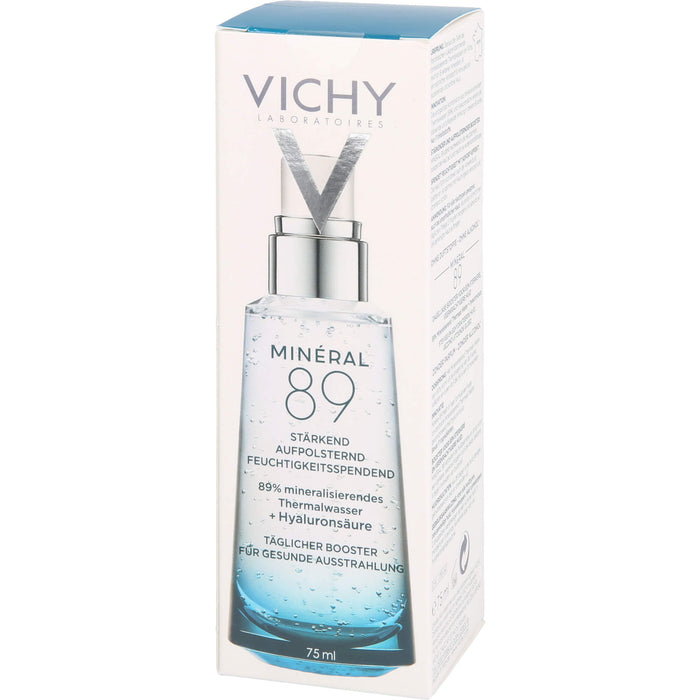 VICHY Minéral 89 Hyaluron Boost mit Sofort Effekt Elixier, 75 ml Lösung