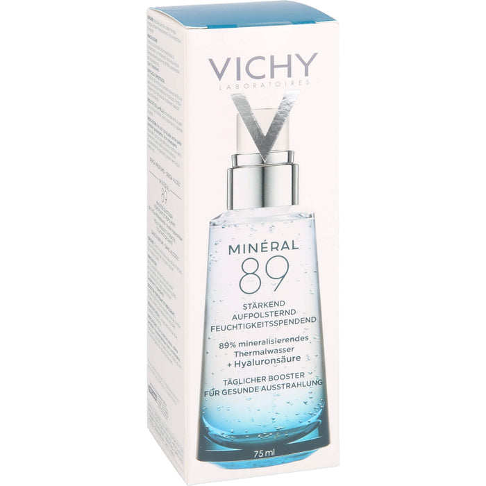 VICHY Minéral 89 Hyaluron Boost mit Sofort Effekt Elixier, 75 ml Lösung