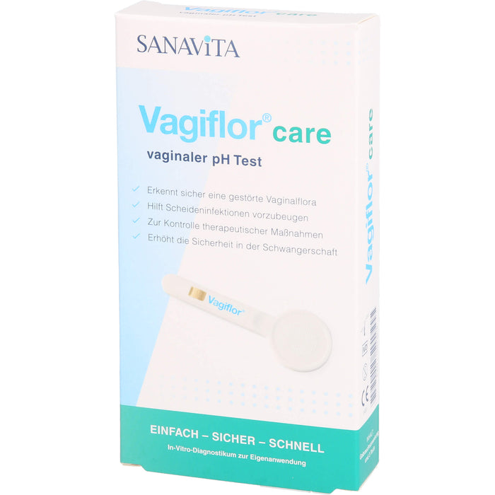 Vagiflor care vaginaler pH Test erkennt sicher eine gestörte Vaginalflora, 3 pc Test