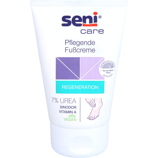 Seni Care pflegende Fußcreme mit 7 % Urea, 100 ml Creme