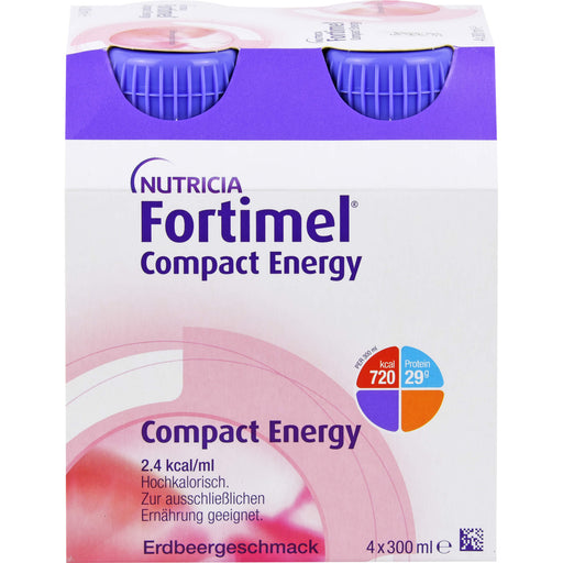 Fortimel Compact Energy Trinknahrung Erdbeere, 1200 ml Lösung