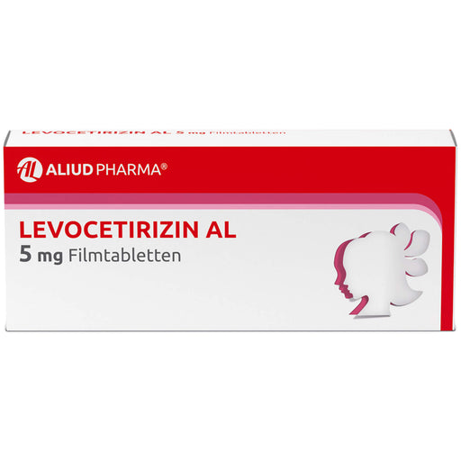 ALIUD PHARMA Levocetirizin AL 5 mg Filmtabletten bei Heuschnupfen, 20 St. Tabletten