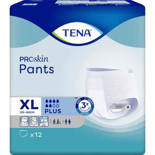 TENA Pants Plus Einweghosen Gr. XL bei mittlere bis schwerer Inkontinenz, 48 St. Windelhosen