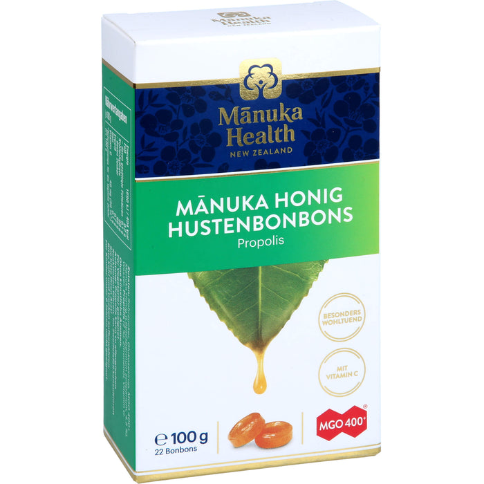 Manuka Health MGO 400+ Propolis Lutschbonbons, 100 g Candies