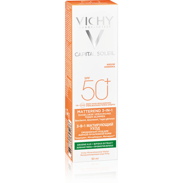 VICHY Capital Soleil 3-in-1 mattierende Sonnenpflege LSF 50+, 50 ml Creme
