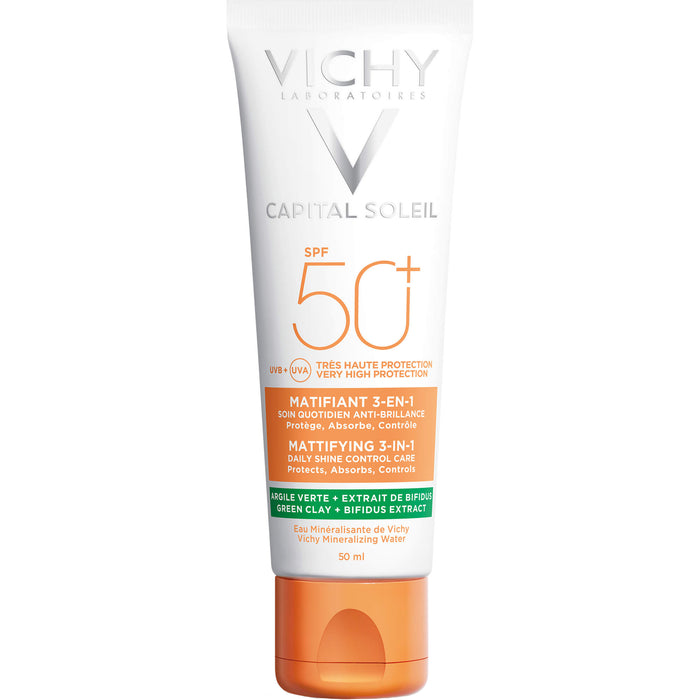 VICHY Capital Soleil 3-in-1 mattierende Sonnenpflege LSF 50+, 50 ml Cream
