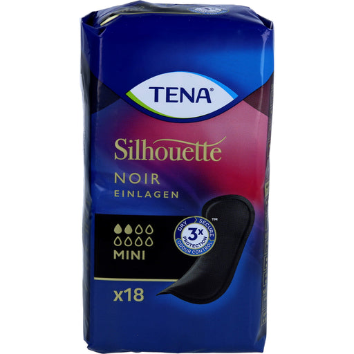 TENA Silhouette Mini Noir Inkontinenzeinlagen, 18 St. Einlagen