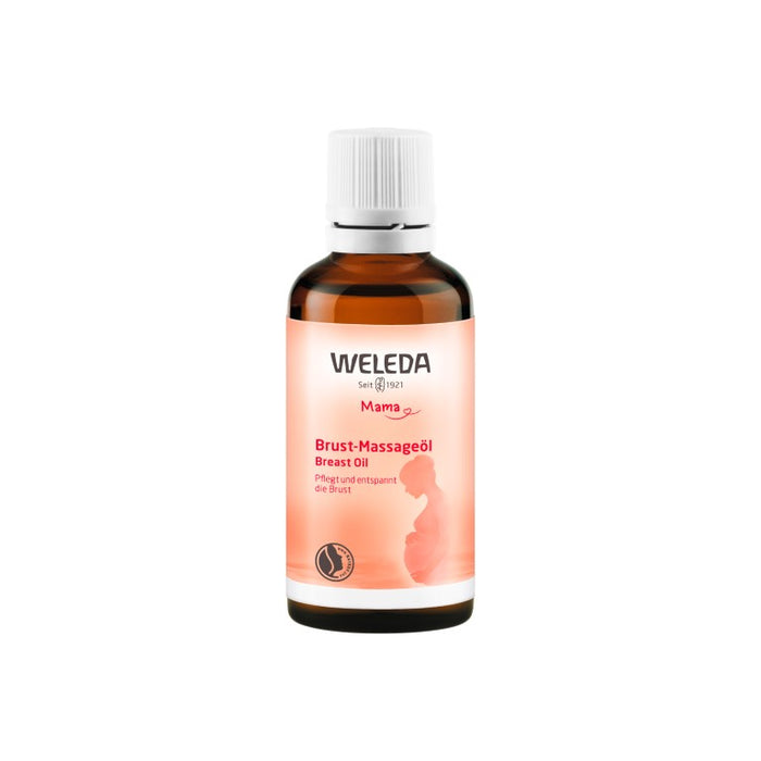 WELEDA Brust-Massageöl pflegt und entspannt die Brust, 50 ml Oil