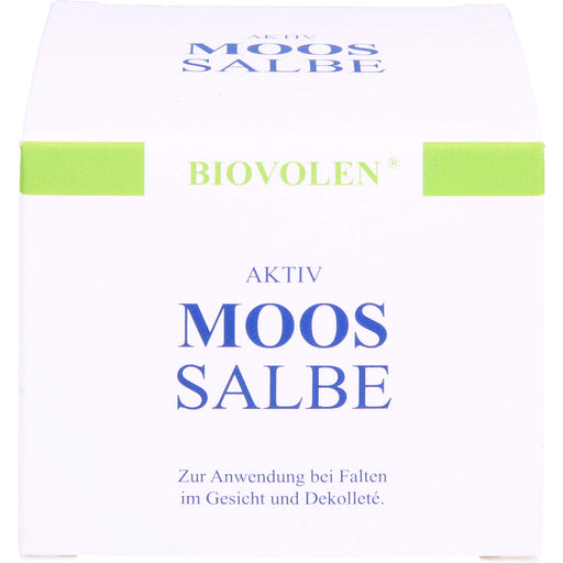 Biovolen Aktiv Moos Salbe bei Falten im Gesicht und Dekolleté, 100 ml Salbe