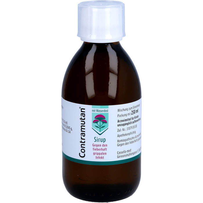 Contramutan Sirup Mischung gegen den fieberhaft grippalen Infekt, 250 ml Solution