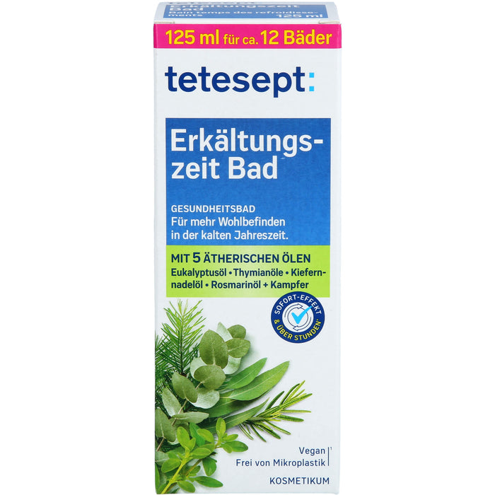 Tetesept Erkältungszeit Bad Lösung, 125 ml Lösung