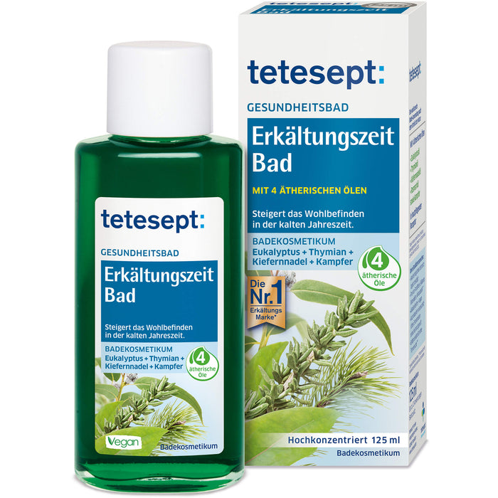 Tetesept Erkältungszeit Bad Lösung, 125 ml Solution