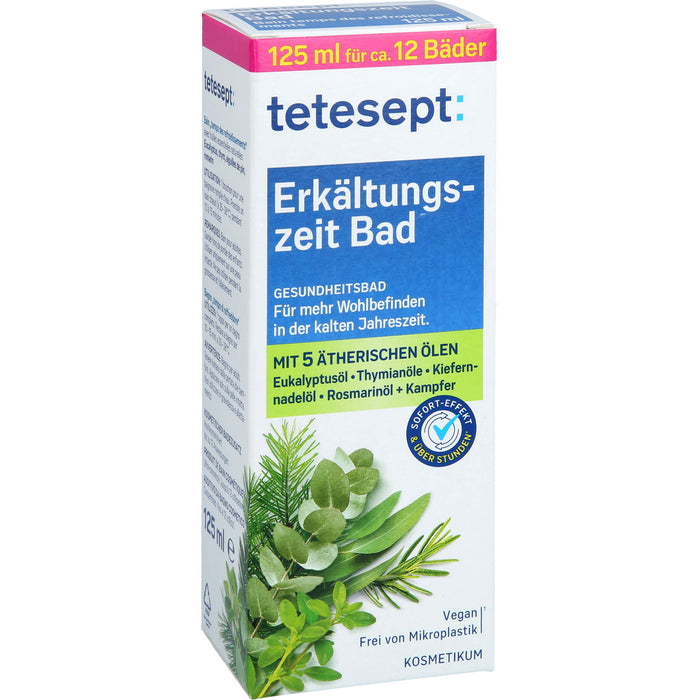 Tetesept Erkältungszeit Bad Lösung, 125 ml Solution