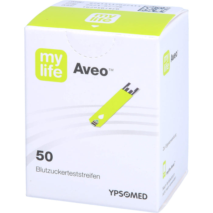 Mylife Aveo Blutzuckerteststreifen, 50 pc Bandelettes réactives