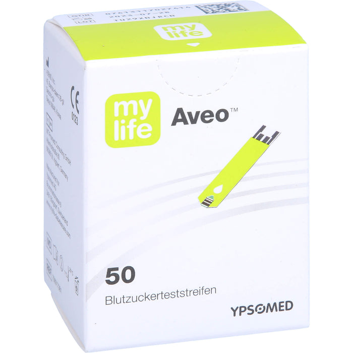 Mylife Aveo Blutzuckerteststreifen, 50 pc Bandelettes réactives