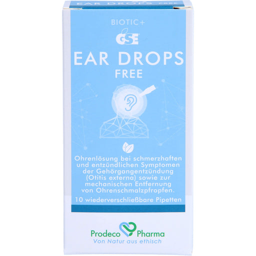 GSE EAR DROPS FREE, 10X0.3 ml OHT